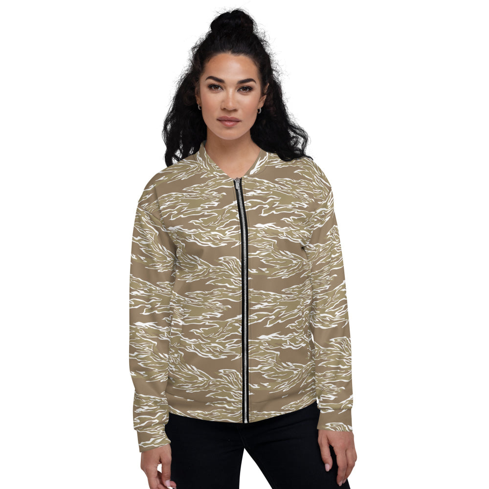 American Tiger Stripe Dry Season CAMO Unisex Bomber Jacket