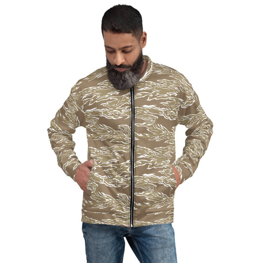 American Tiger Stripe Dry Season CAMO Unisex Bomber Jacket