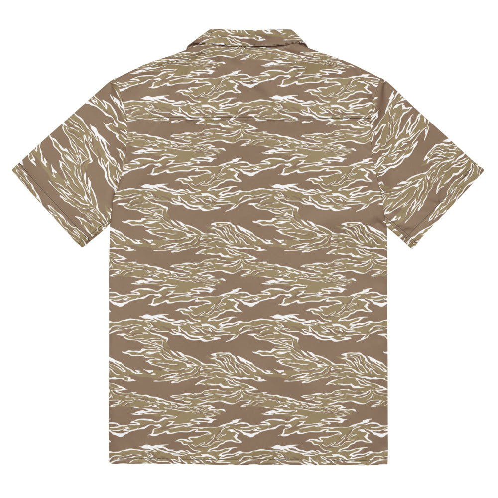 American Tiger Stripe Dry Season CAMO Unisex button shirt - Button Shirt