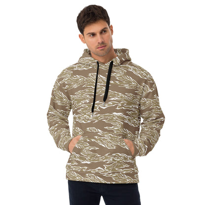 American Tiger Stripe Dry Season CAMO Unisex Hoodie - 2XS