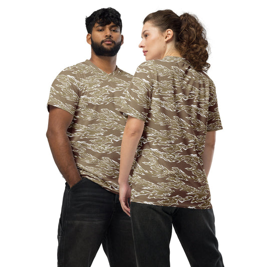 American Tiger Stripe Dry Season CAMO unisex sports jersey - 2XS - Unisex Sports Jersey