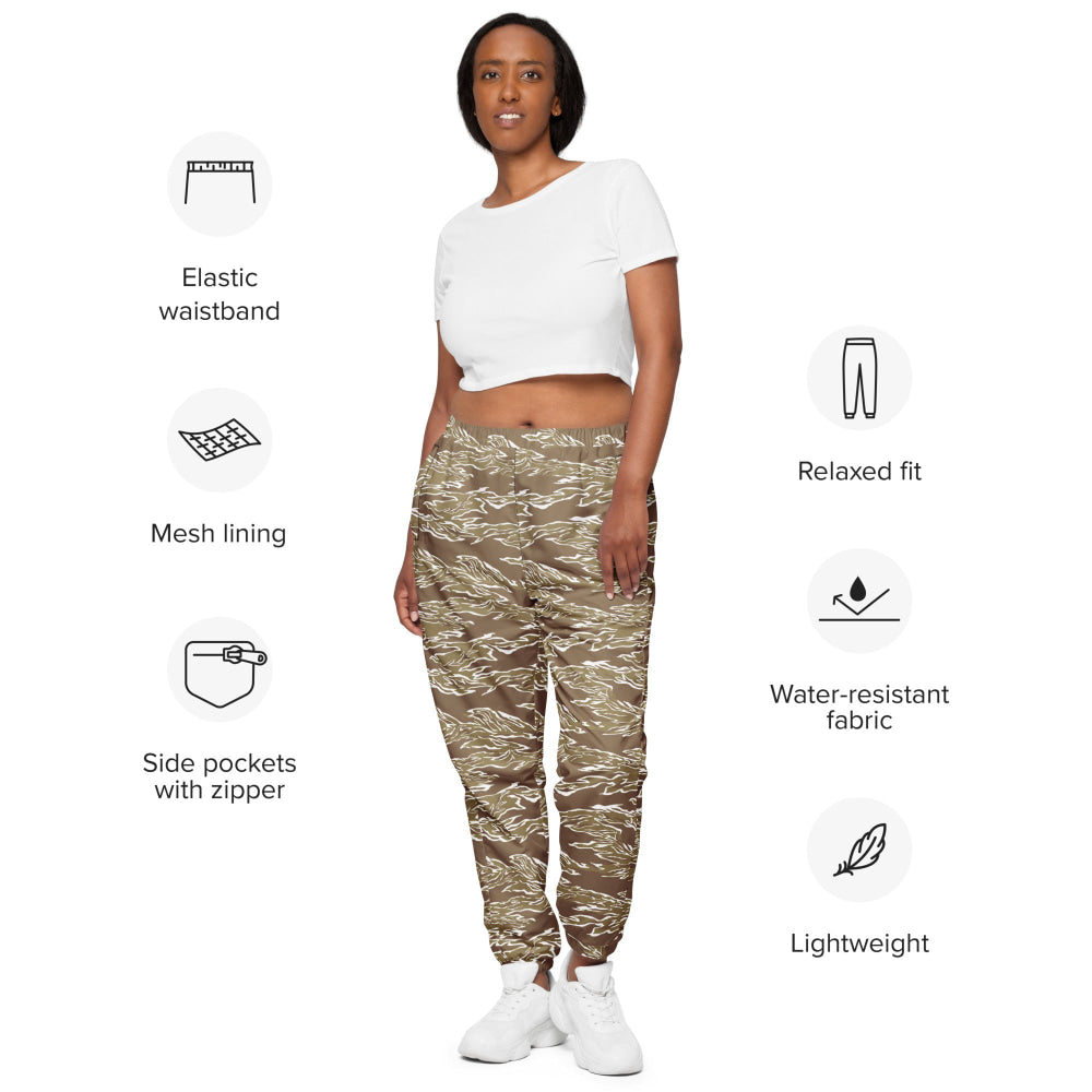 American Tiger Stripe Dry Season CAMO Unisex track pants - Track Pants