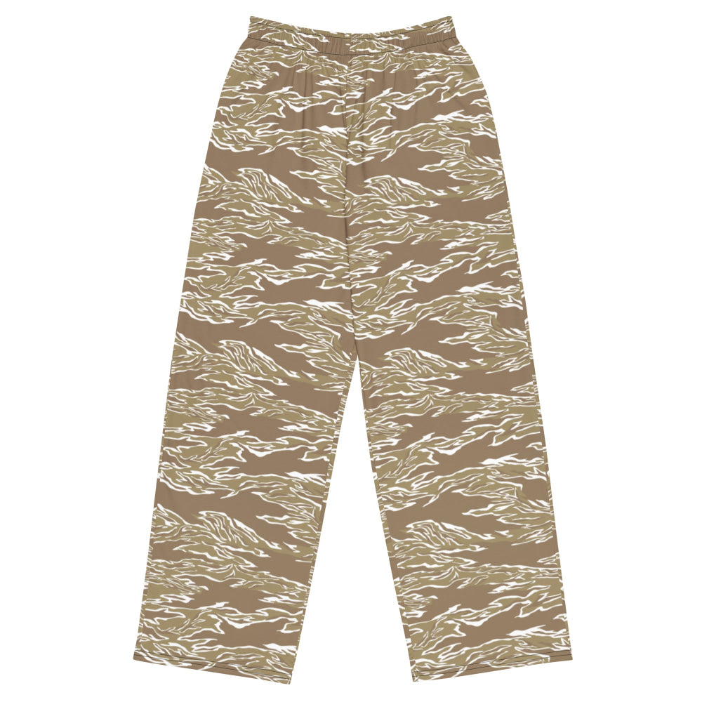 American Tiger Stripe Dry Season CAMO unisex wide-leg pants - 2XS - Unisex Wide-Leg Pants