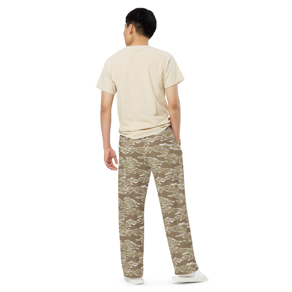 American Tiger Stripe Dry Season CAMO unisex wide-leg pants - Unisex Wide-Leg Pants