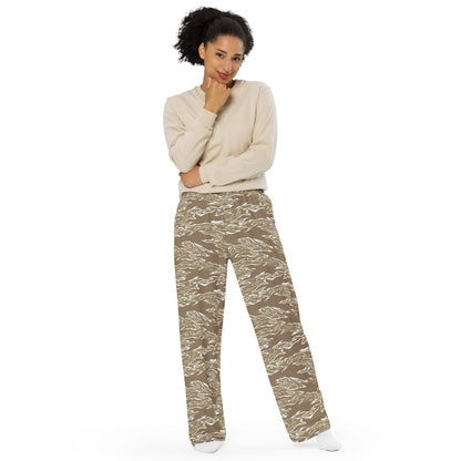 American Tiger Stripe Dry Season CAMO unisex wide-leg pants - Unisex Wide-Leg Pants