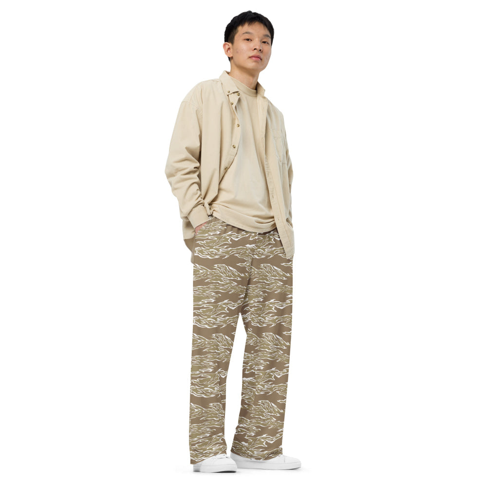 American Tiger Stripe Dry Season CAMO unisex wide-leg pants - Unisex Wide-Leg Pants