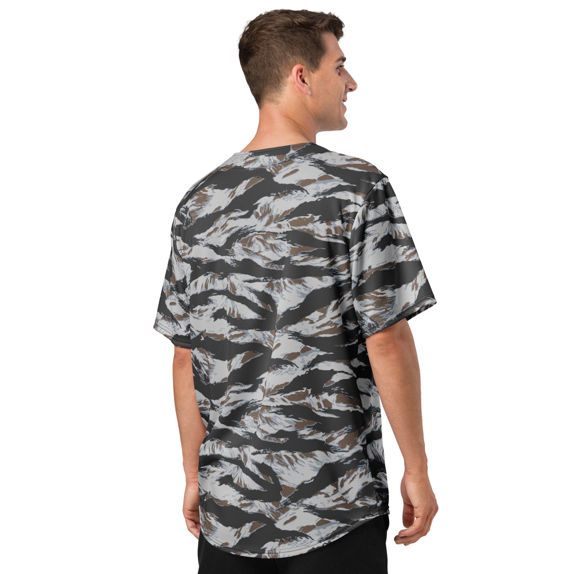 American Tiger Stripe Frostbite CAMO baseball jersey - Baseball Jerseys