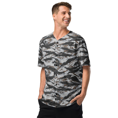 American Tiger Stripe Frostbite CAMO baseball jersey - Baseball Jerseys