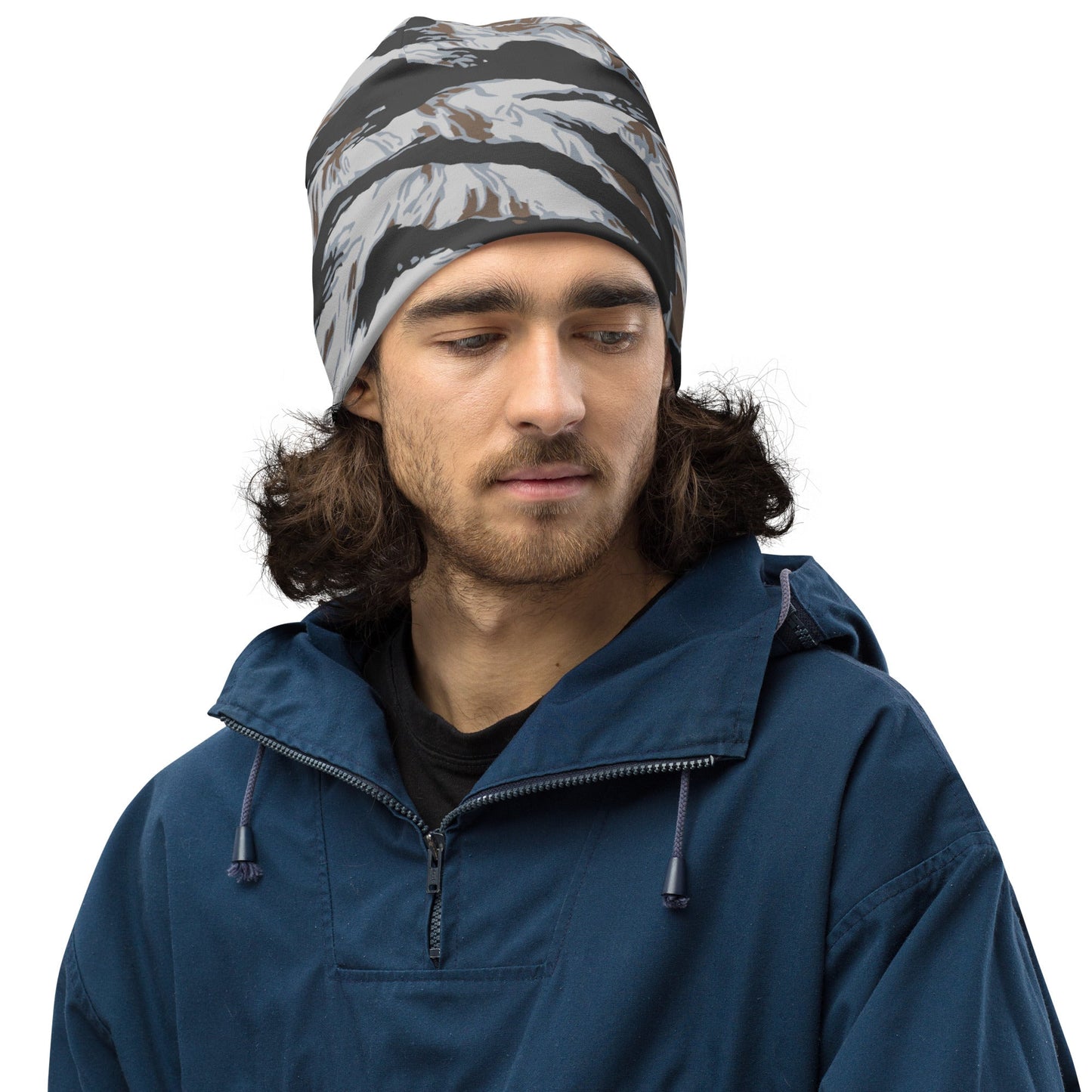 American Tiger Stripe Frostbite CAMO Beanie - Beanies