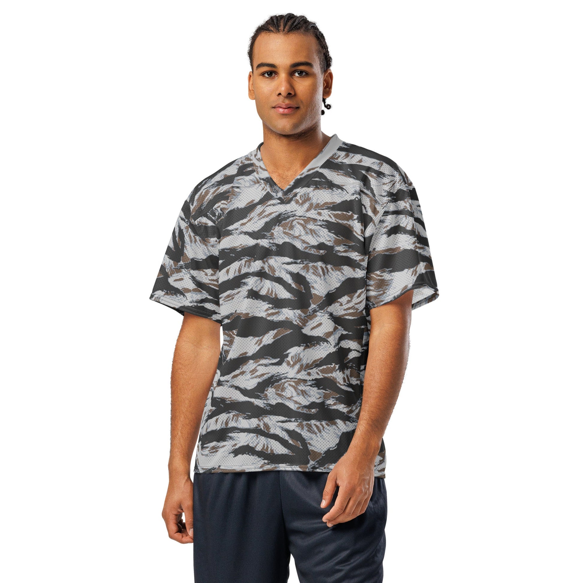 American Tiger Stripe Frostbite CAMO football jersey - Football Jersey