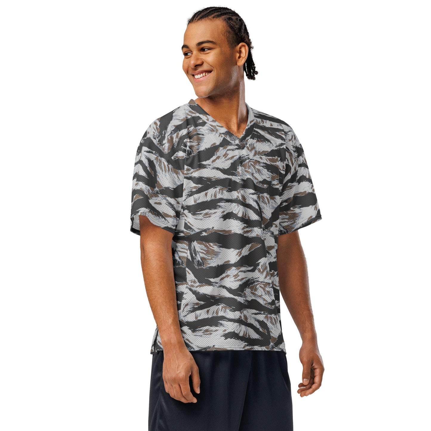 American Tiger Stripe Frostbite CAMO football jersey - Football Jersey