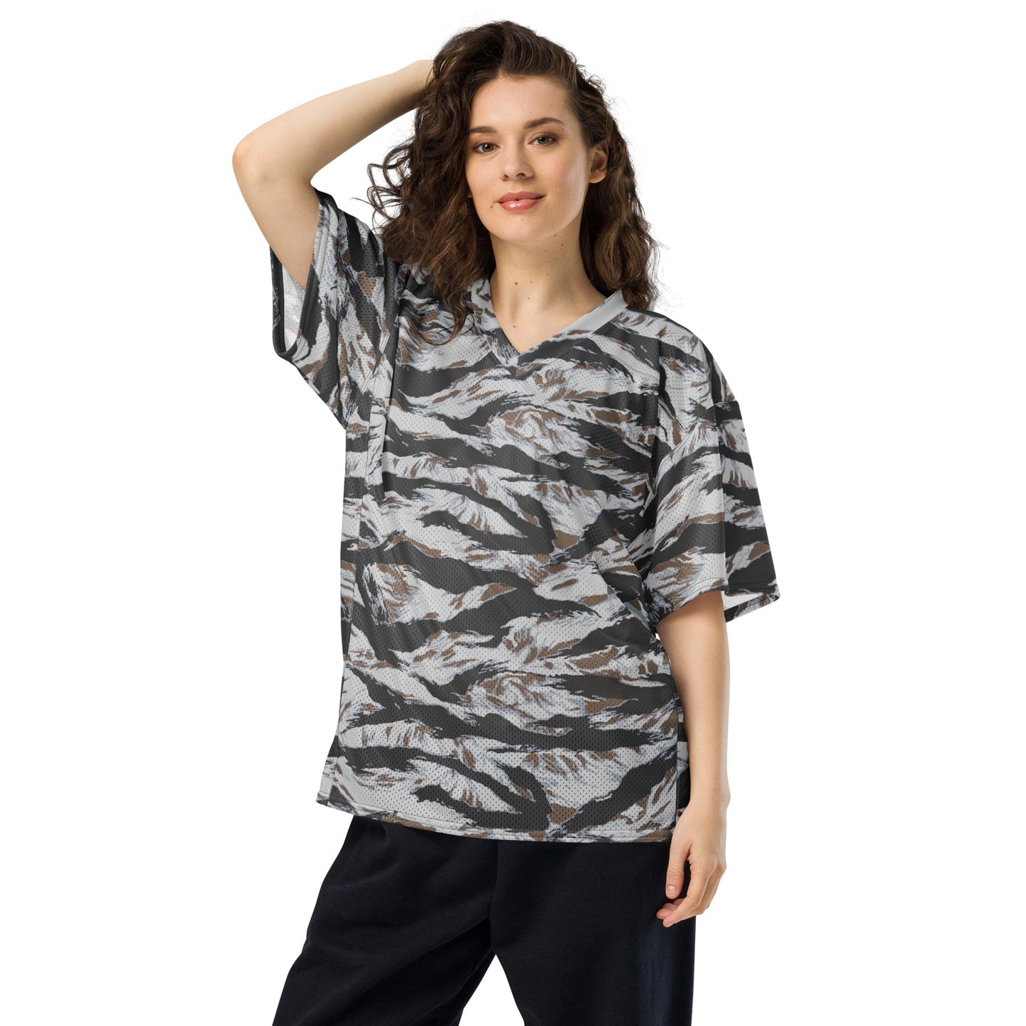 American Tiger Stripe Frostbite CAMO football jersey - Football Jersey