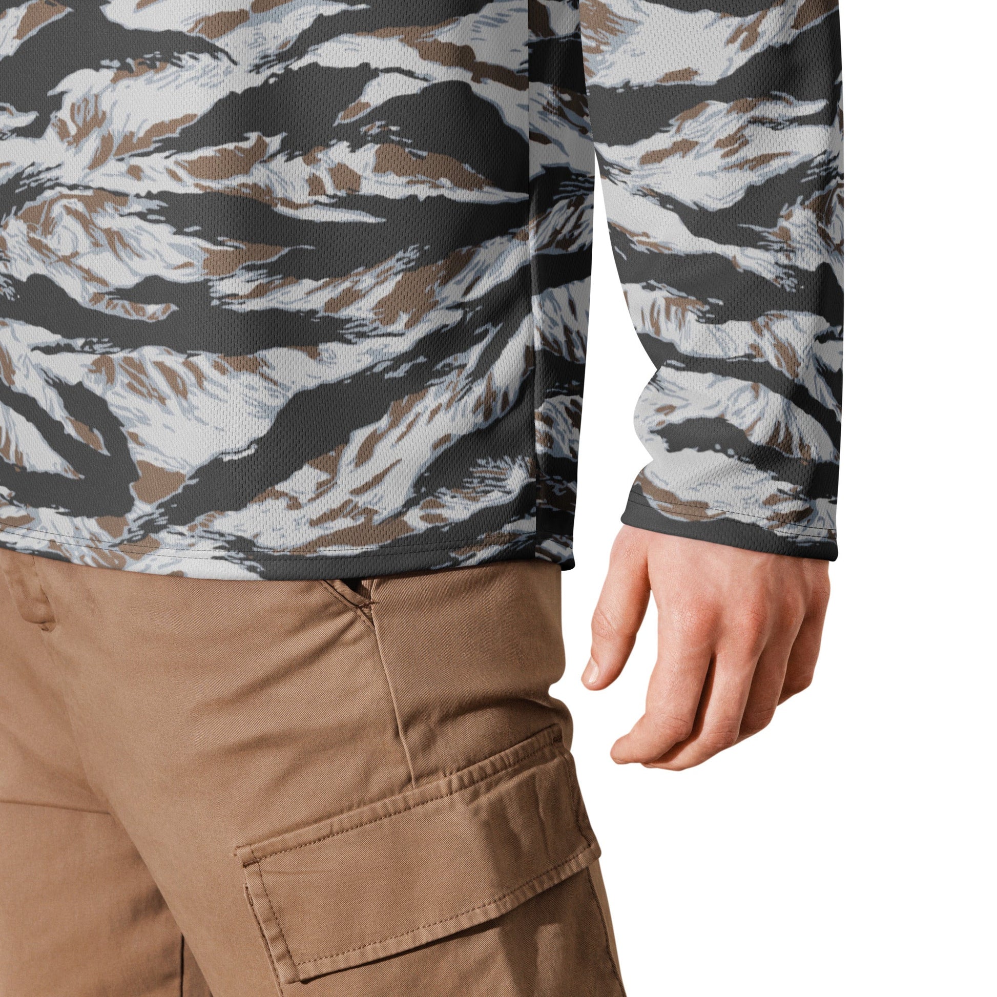 American Tiger Stripe Frostbite CAMO hockey fan jersey - Hockey Jerseys