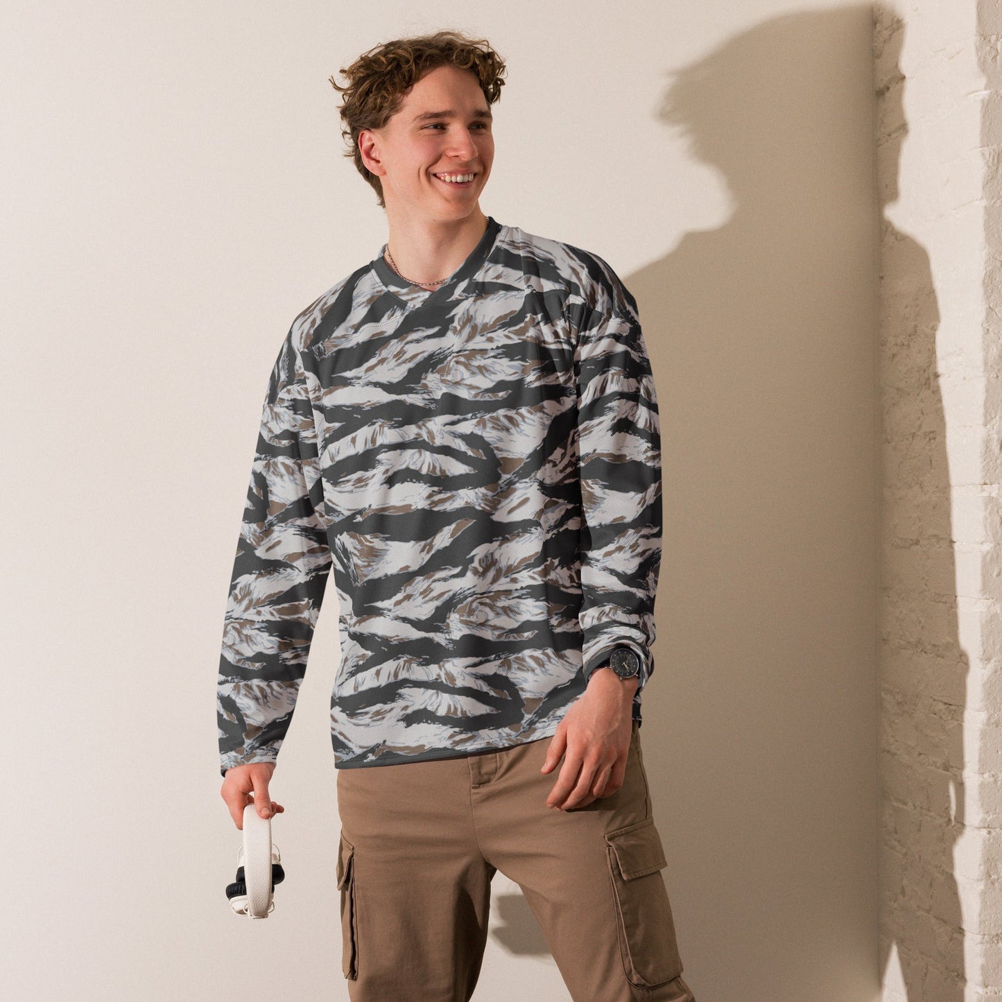 American Tiger Stripe Frostbite CAMO hockey fan jersey - Hockey Jerseys