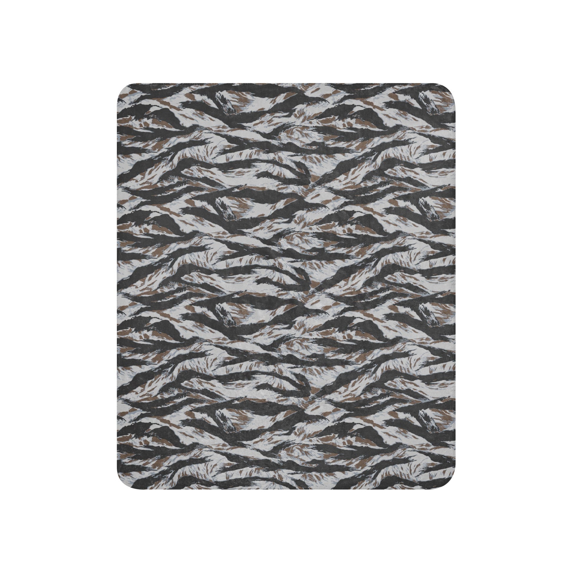 American Tiger Stripe Frostbite CAMO Sherpa blanket - Blankets