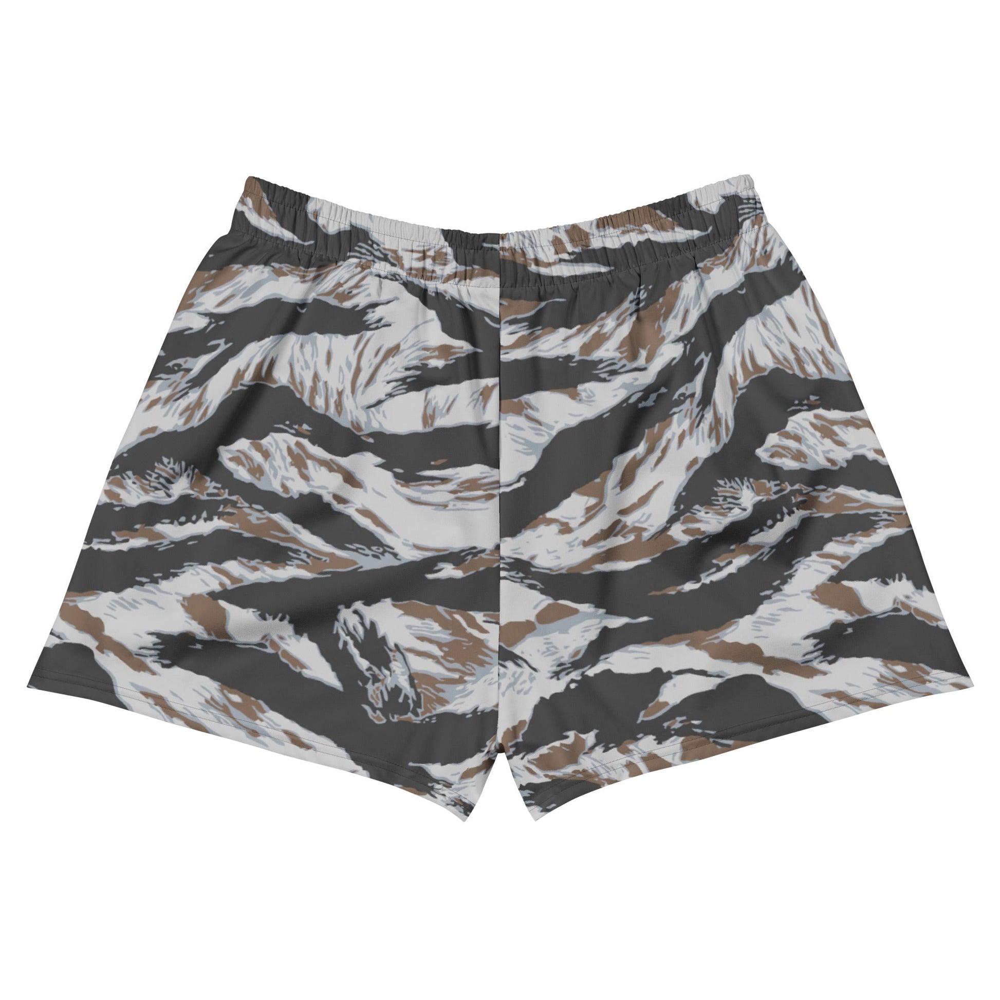 American Tiger Stripe Frostbite CAMO Unisex Athletic Shorts