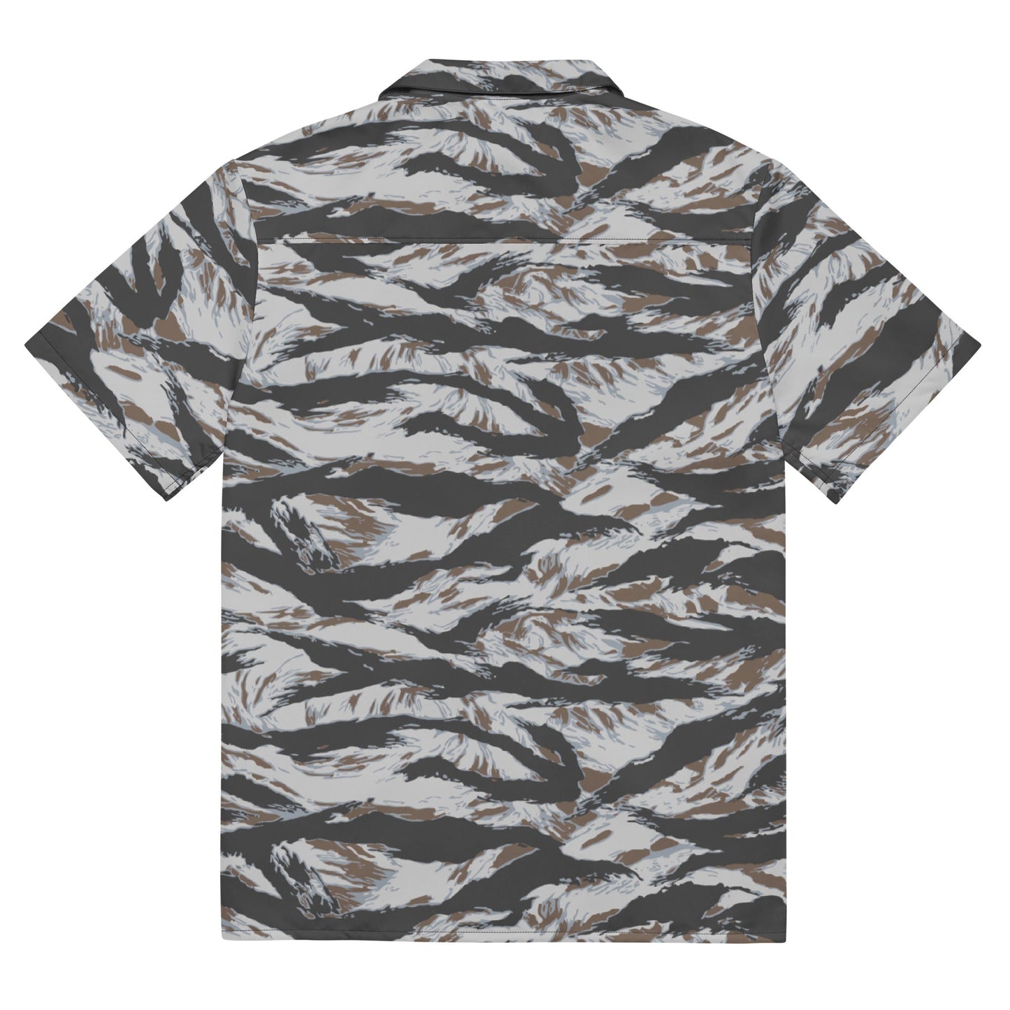 American Tiger Stripe Frostbite CAMO Unisex button shirt - Button Shirts