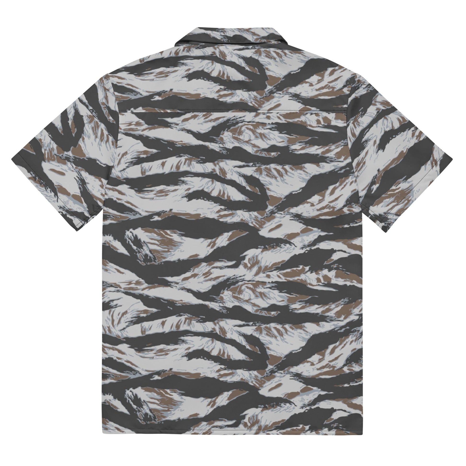 American Tiger Stripe Frostbite CAMO Unisex button shirt - Button Shirts