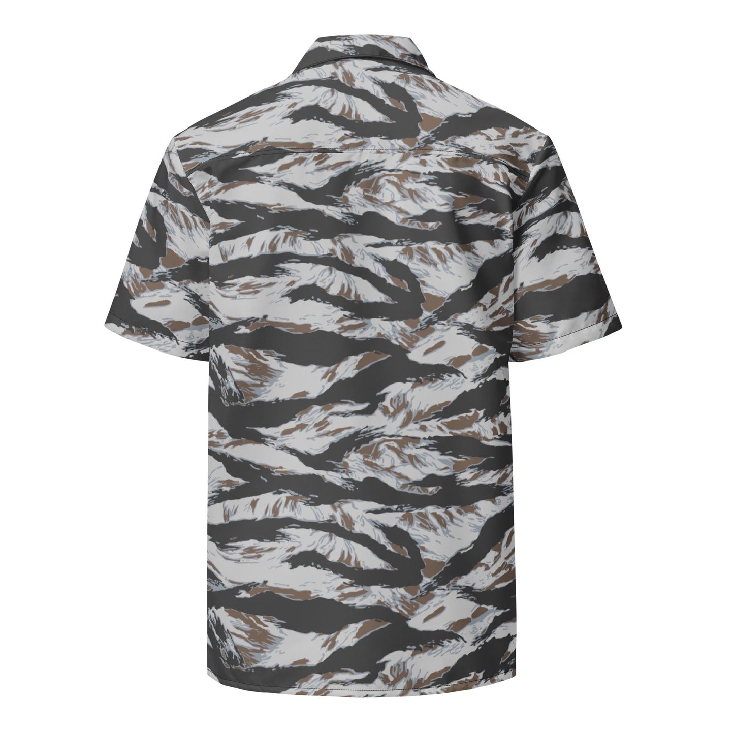 American Tiger Stripe Frostbite CAMO Unisex button shirt - Button Shirts