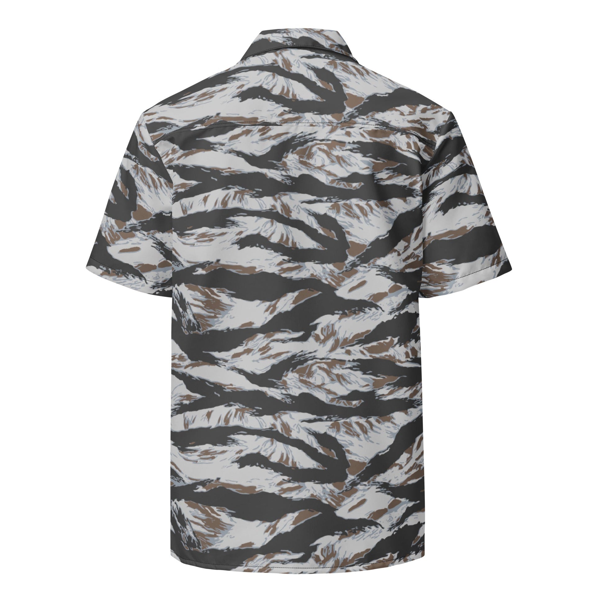 American Tiger Stripe Frostbite CAMO Unisex button shirt - Button Shirts