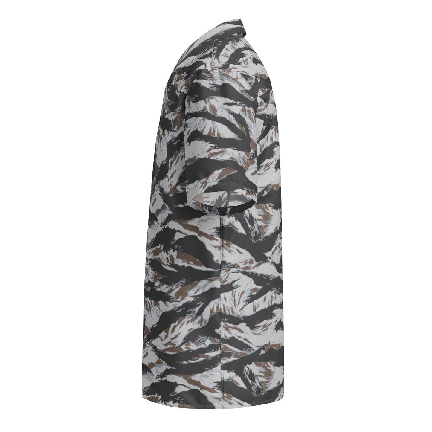 American Tiger Stripe Frostbite CAMO Unisex button shirt - Button Shirts