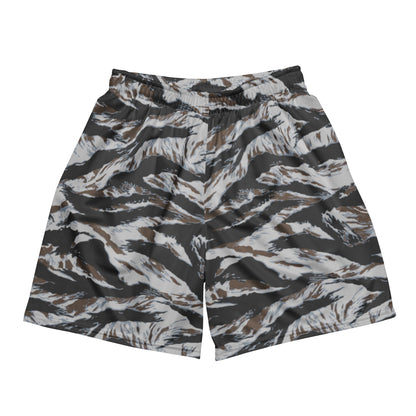 American Tiger Stripe Frostbite CAMO Unisex mesh shorts - 2XS - Mesh Shorts