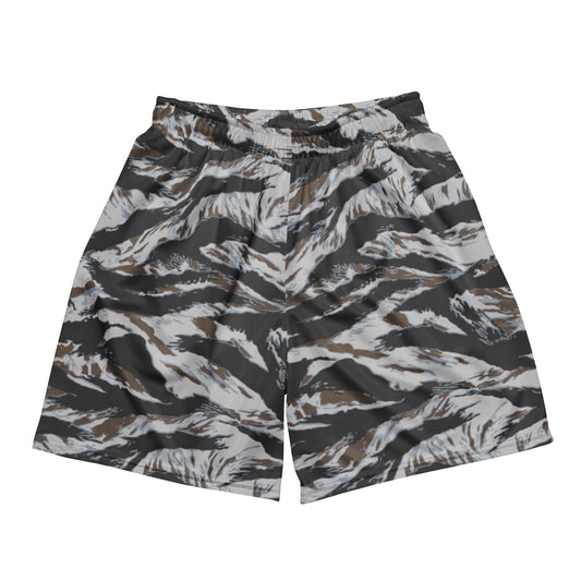 American Tiger Stripe Frostbite CAMO Unisex mesh shorts - 2XS - Mesh Shorts