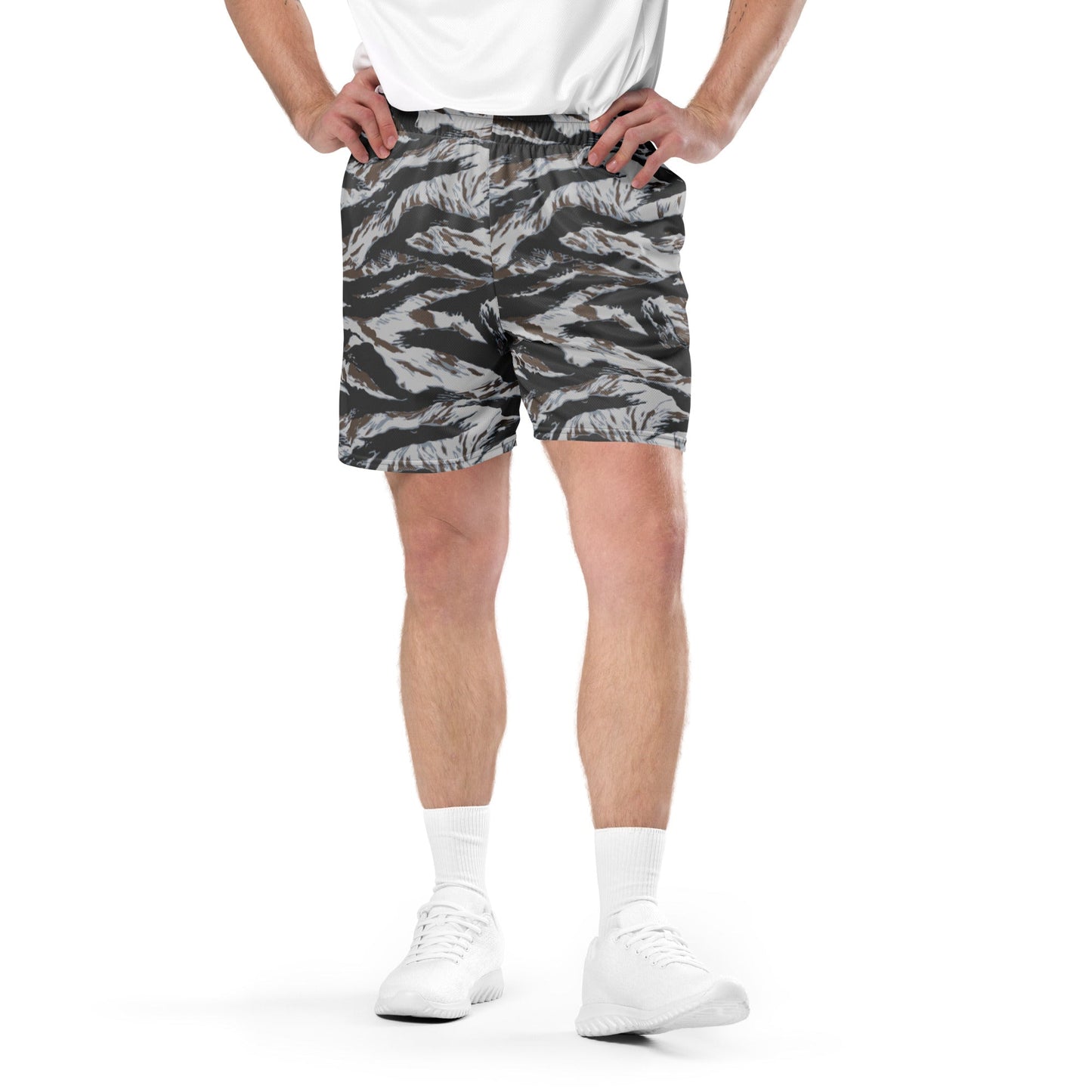 American Tiger Stripe Frostbite CAMO Unisex mesh shorts - Mesh Shorts