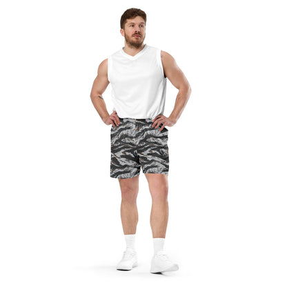 American Tiger Stripe Frostbite CAMO Unisex mesh shorts - Mesh Shorts