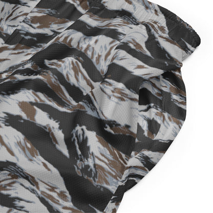 American Tiger Stripe Frostbite CAMO Unisex mesh shorts - Mesh Shorts