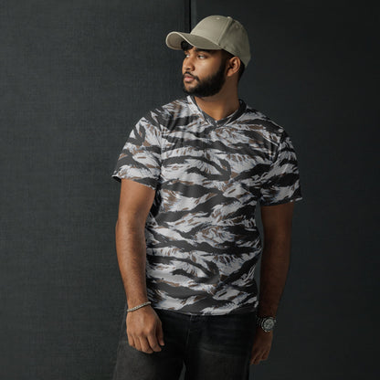 American Tiger Stripe Frostbite CAMO unisex sports jersey - Sports Jerseys