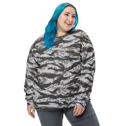 American Tiger Stripe Frostbite CAMO Unisex Sweatshirt - Sweatshirts