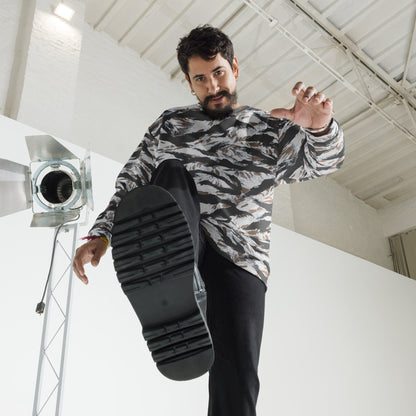 American Tiger Stripe Frostbite CAMO Unisex Sweatshirt - Sweatshirts