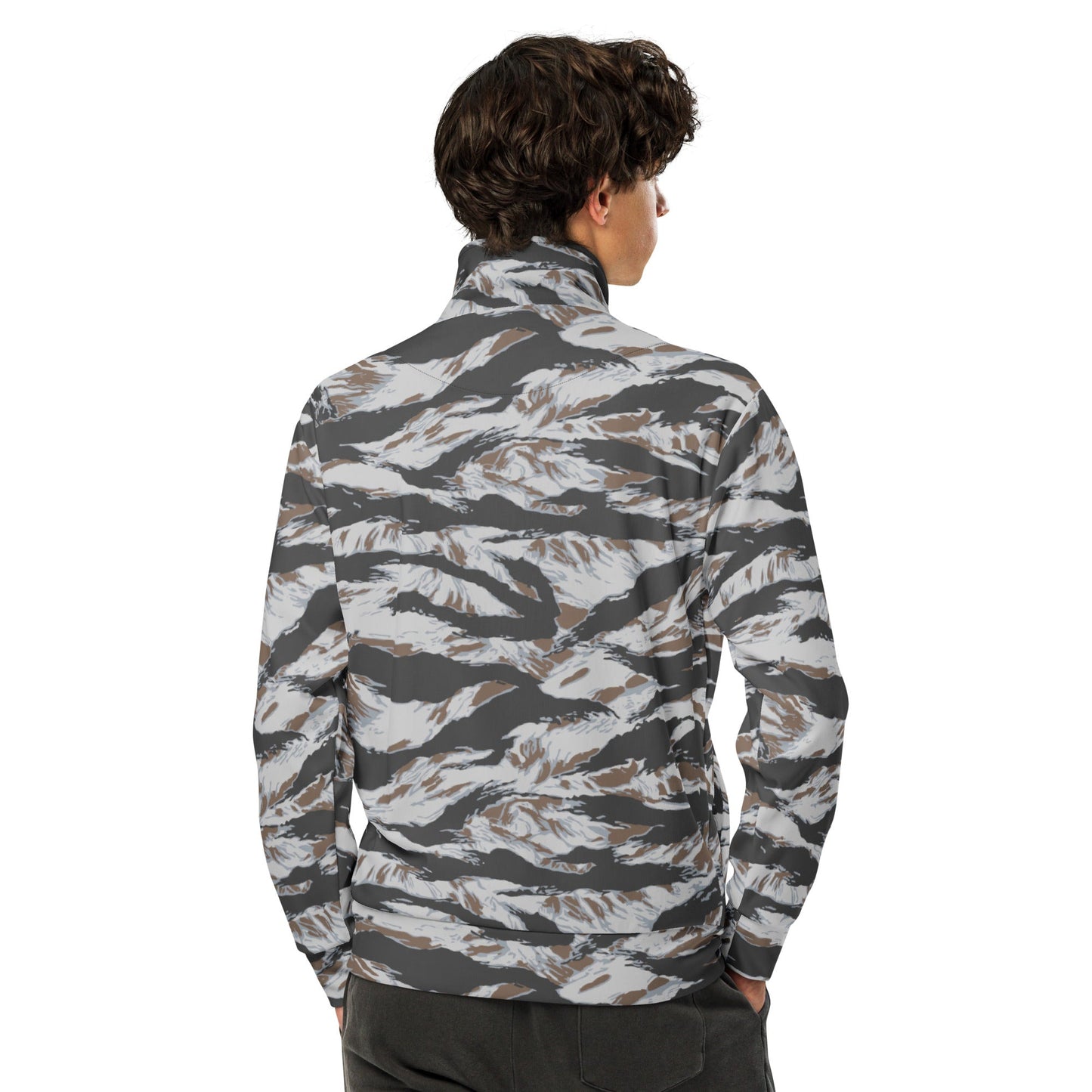 American Tiger Stripe Frostbite CAMO Unisex track jacket - Track Jackets