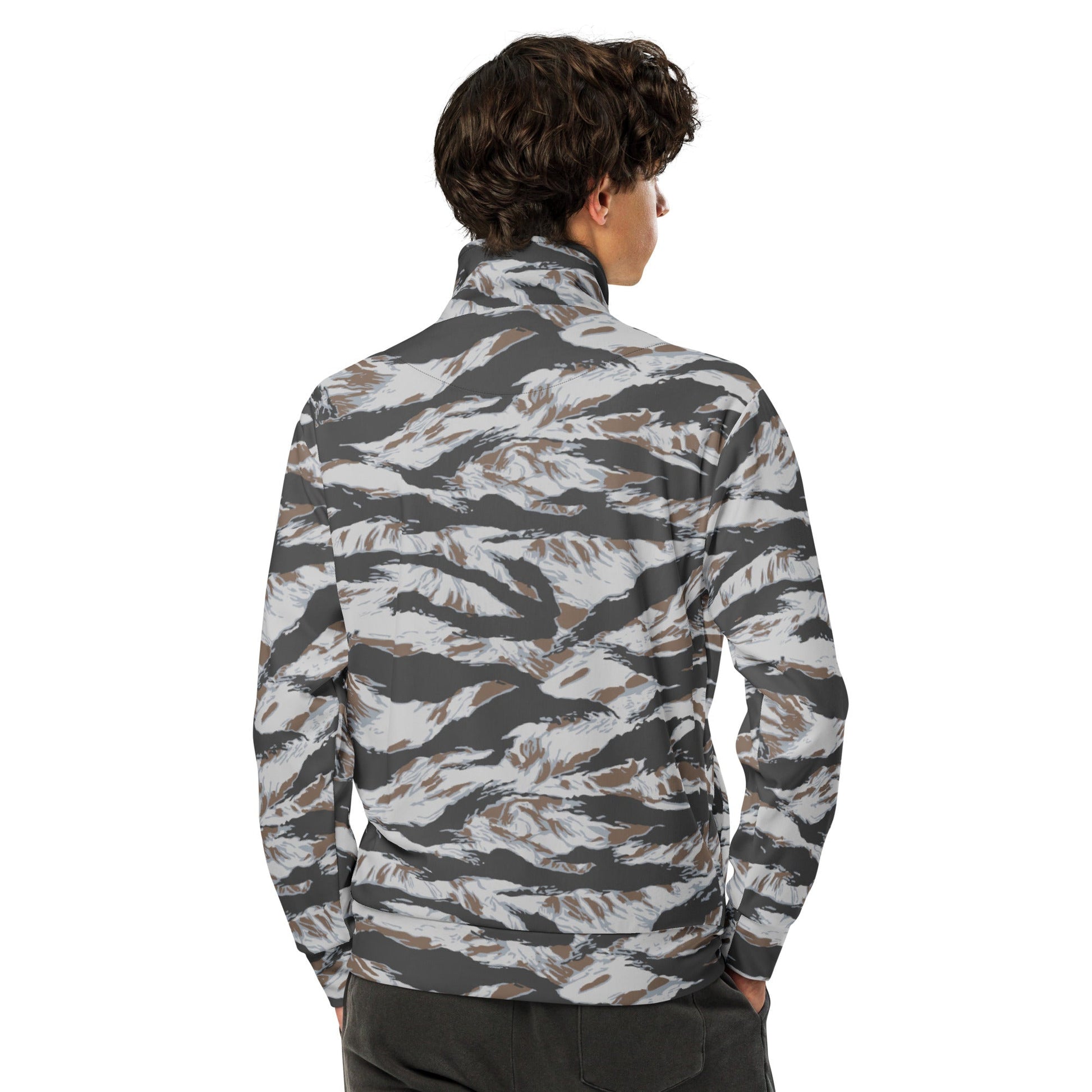 American Tiger Stripe Frostbite CAMO Unisex track jacket - Track Jackets
