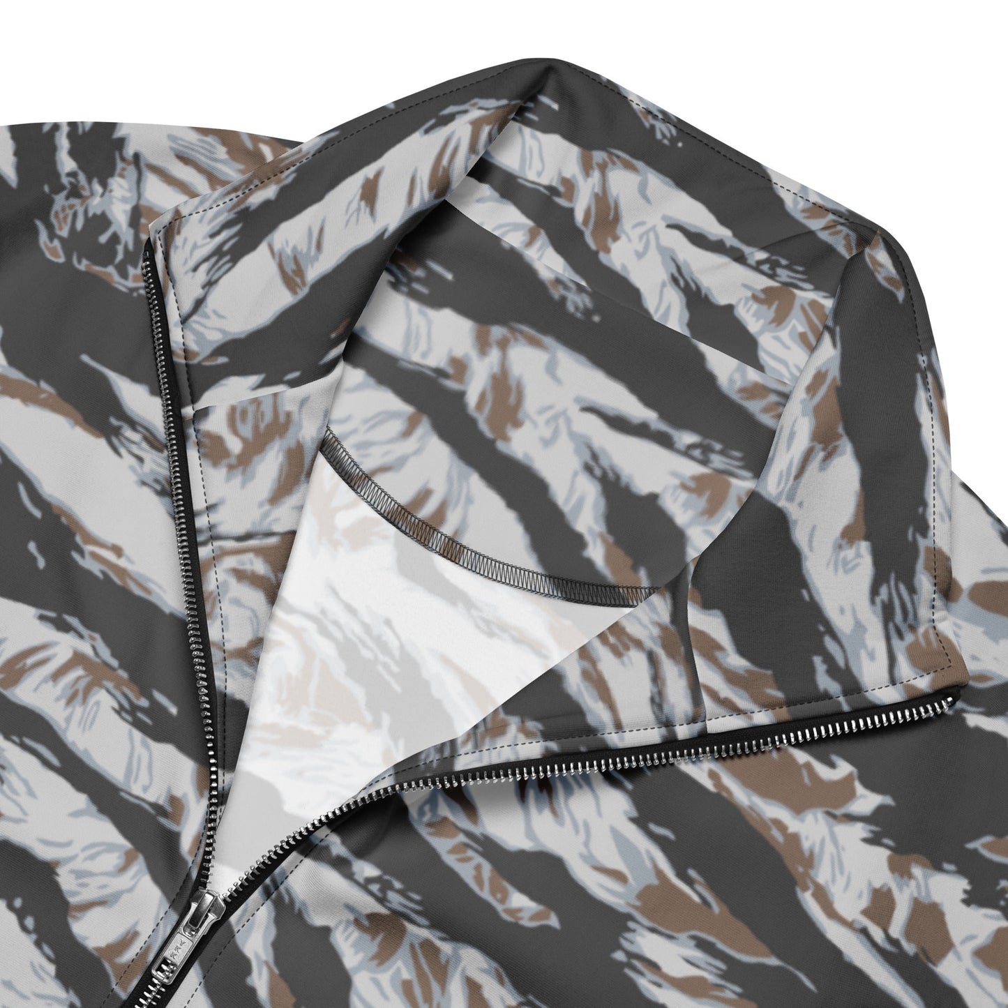 American Tiger Stripe Frostbite CAMO Unisex track jacket - Track Jackets