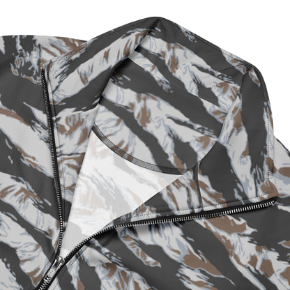 American Tiger Stripe Frostbite CAMO Unisex track jacket - Track Jackets