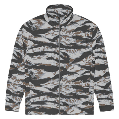 American Tiger Stripe Frostbite CAMO Unisex track jacket - Track Jackets