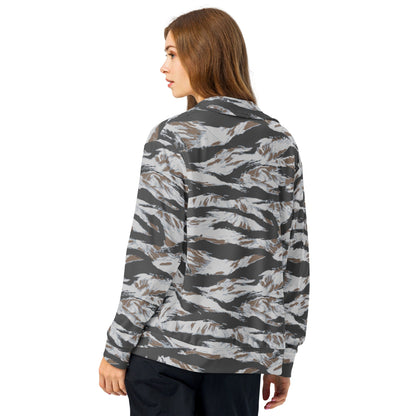 American Tiger Stripe Frostbite CAMO Unisex track jacket - Track Jackets