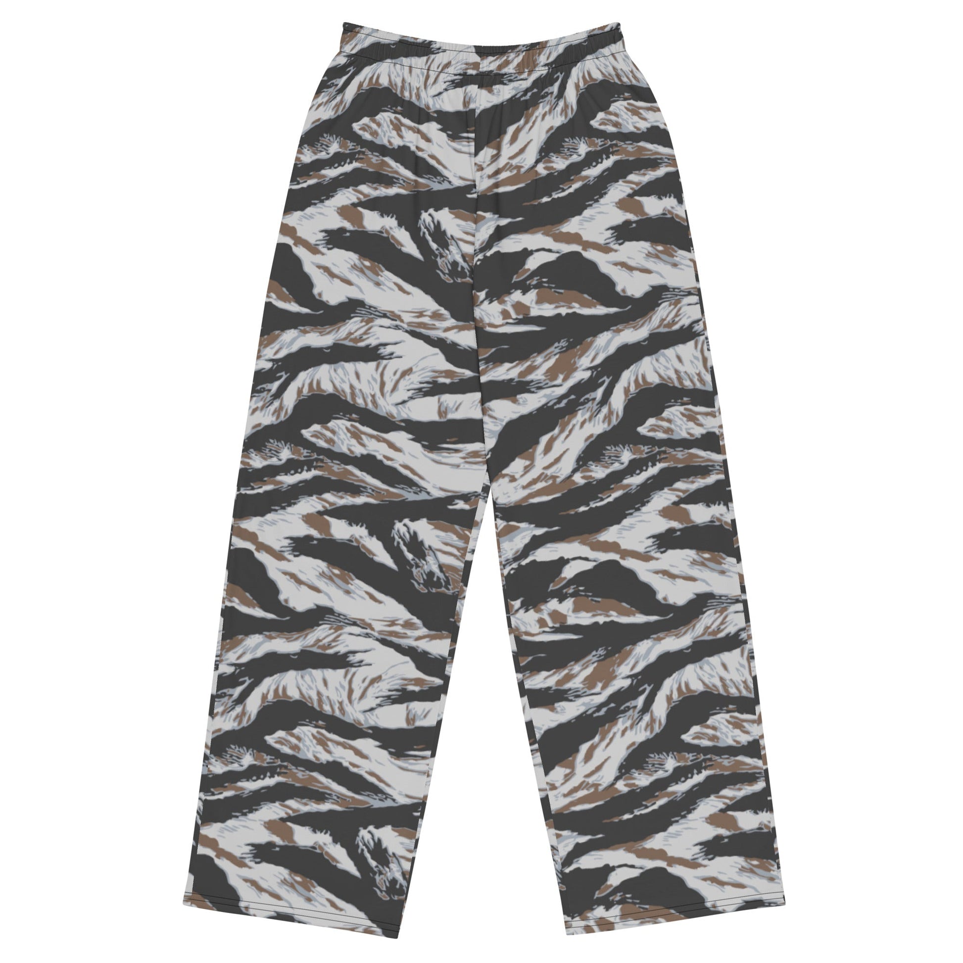 American Tiger Stripe Frostbite CAMO unisex wide-leg pants - 2XS - Wide-leg Pants