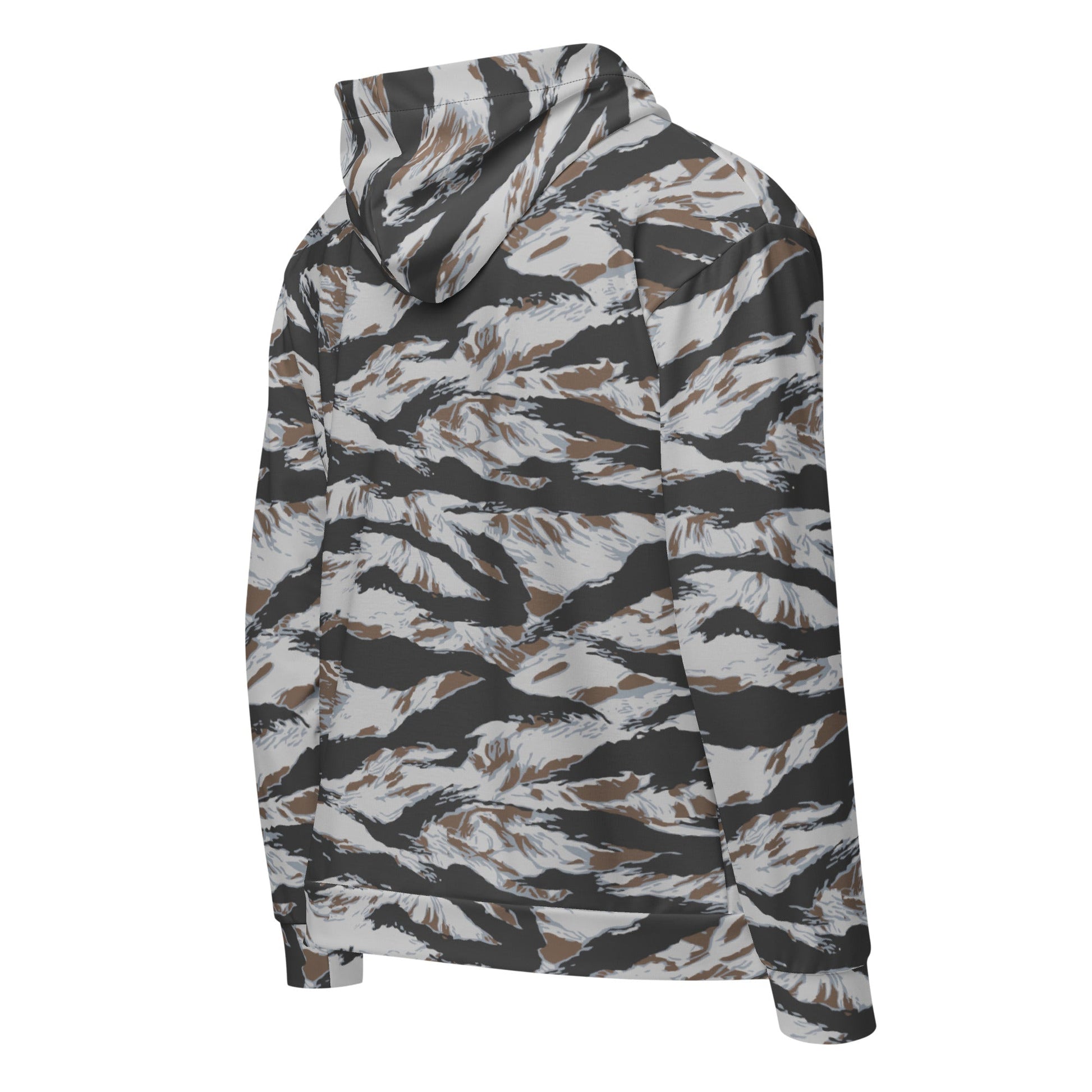 American Tiger Stripe Frostbite CAMO Unisex zip hoodie - Zip Hoodies