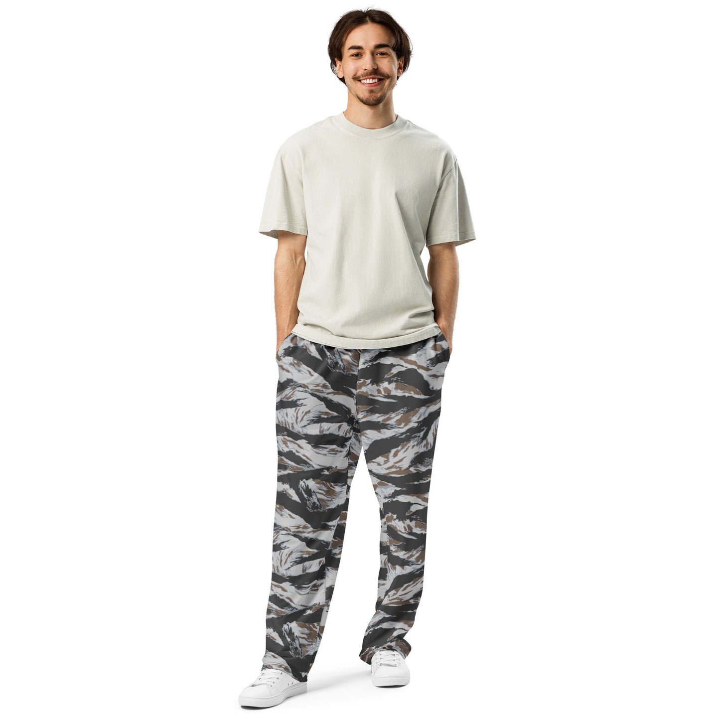 American Tiger Stripe Frostbite CAMO Wide-leg joggers - Joggers