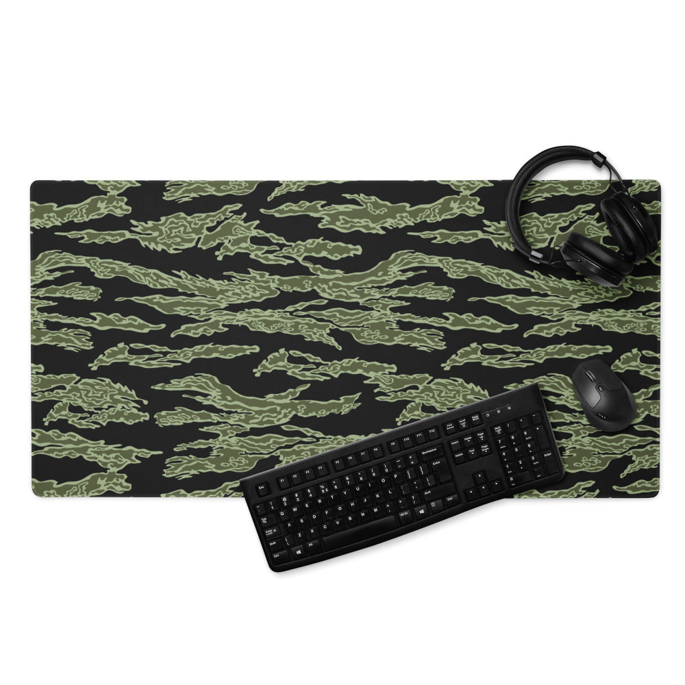 American Tiger Stripe Highland Jungle CAMO Gaming mouse pad - 36″×18″ - Mouse Pad