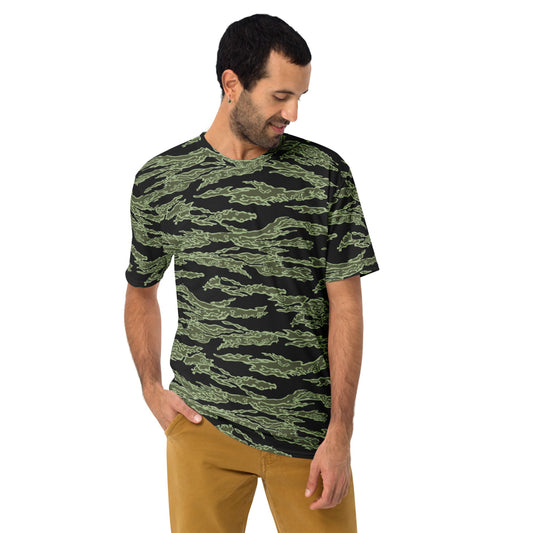 American Tiger Stripe Highland Jungle CAMO Men’s t-shirt - Mens T-Shirt