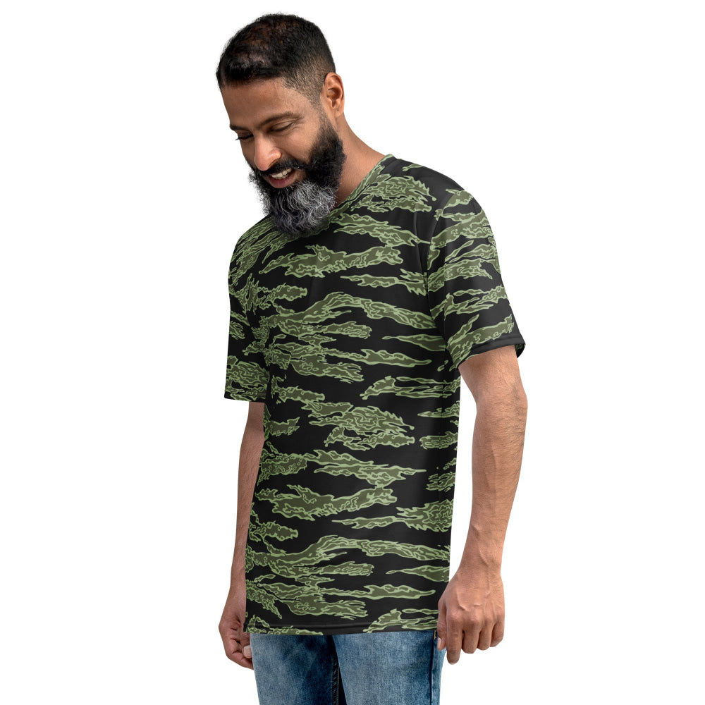 American Tiger Stripe Highland Jungle CAMO Men’s t-shirt - Mens T-Shirt