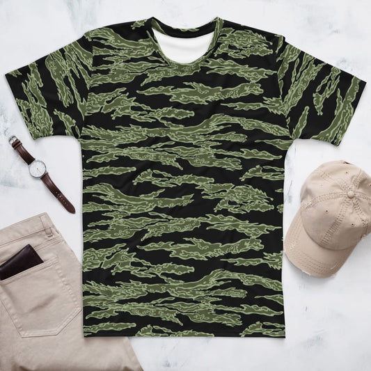 American Tiger Stripe Highland Jungle CAMO Men’s t-shirt - XS