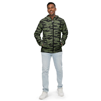 American Tiger Stripe Highland Jungle CAMO Men’s windbreaker - Mens Windbreaker