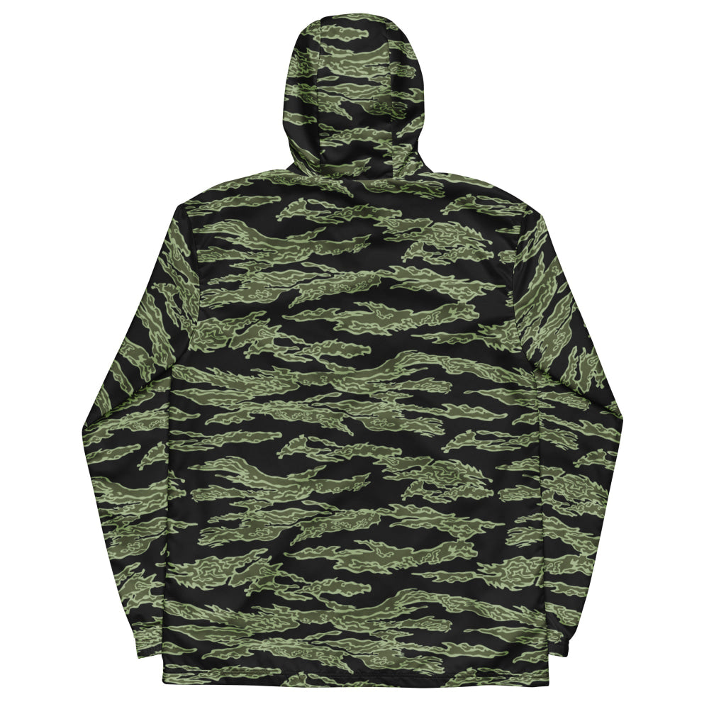 American Tiger Stripe Highland Jungle CAMO Men’s windbreaker - Mens Windbreaker