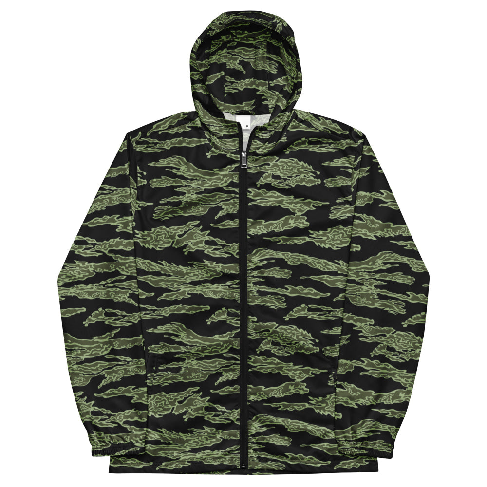 American Tiger Stripe Highland Jungle CAMO Men’s windbreaker - Mens Windbreaker