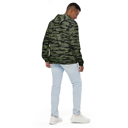 American Tiger Stripe Highland Jungle CAMO Men’s windbreaker - Mens Windbreaker